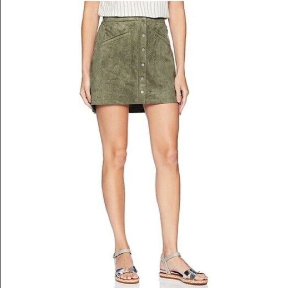 NWT BCBG Max Azria Faux Suede Mini Skirt - XS/2